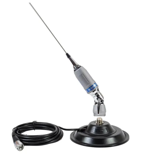 Mobile CB ANTENNA SIRIO PERFORMER 5000PL WITH CB MAGNETIC BASE COAX PL259