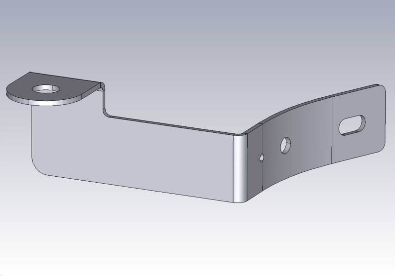 Sirio stainless steel trucker bracket that mounts a CB antenna on a Volvo FH cab